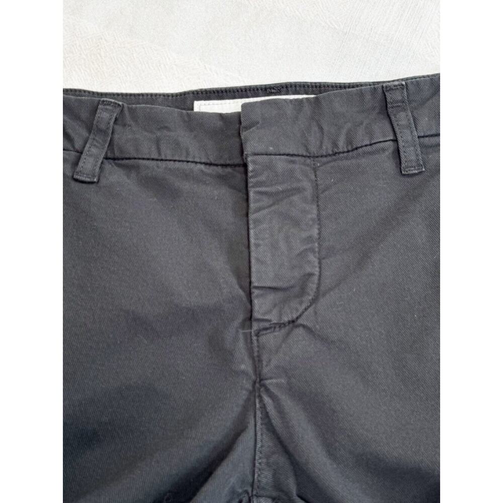 Frank & Eileen Wicklow Crop Pants Washed Black Raw Hem Size 2 - Picture 9 of 15
